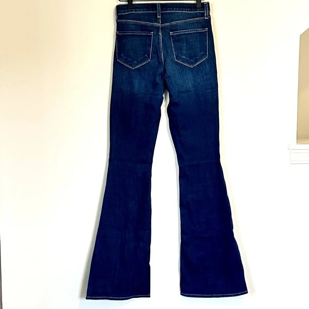 NWT L'AGENCE Bell High Rise Flare Jean in Delta - Size 25